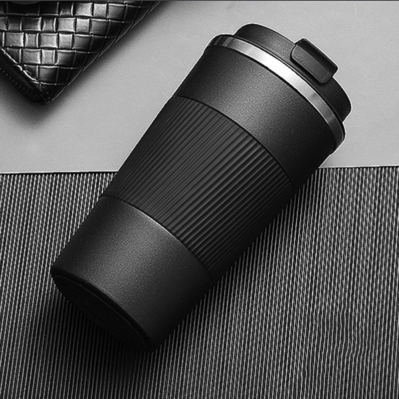 380ml 510ml Double Stainless Steel 304 Coffee Thermos Mug Women Students Water Bottle Flask Travel Car Water Kitchen Supplies