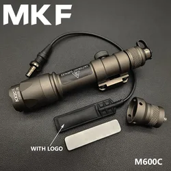 Tactical SF M300 M300A M600C Surfire Scout Light M600 Flashlight Airsoft Rifle Hunting Field LED Weapon Lights Sight 20MM Rail