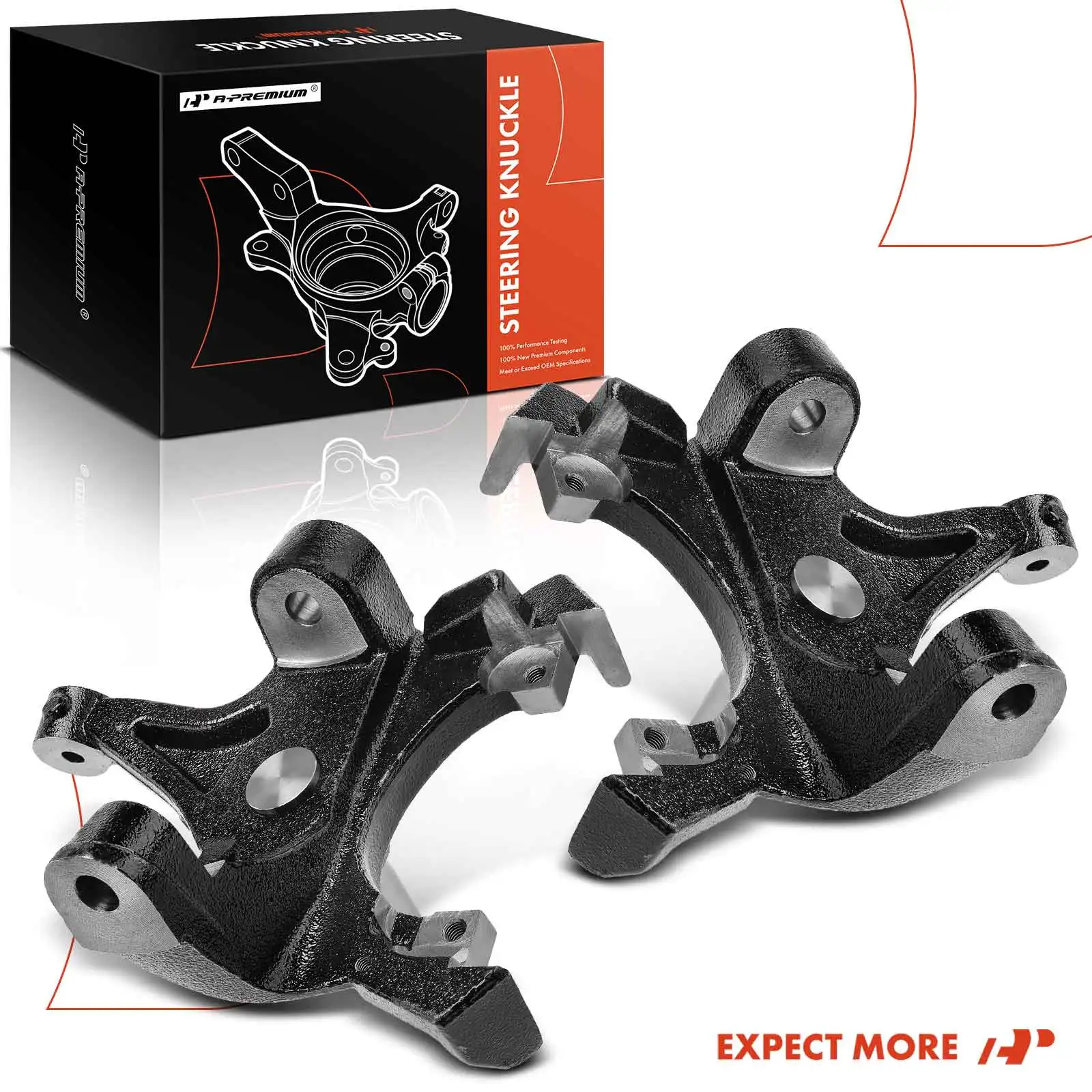 A-Premium 2Pcs Front 2 Inch Drop Lowering Spindle for Chevrolet Tahoe 1995-1999 C1500 Suburban 1992-1998 GMC Yukon 1995-1999 view 7