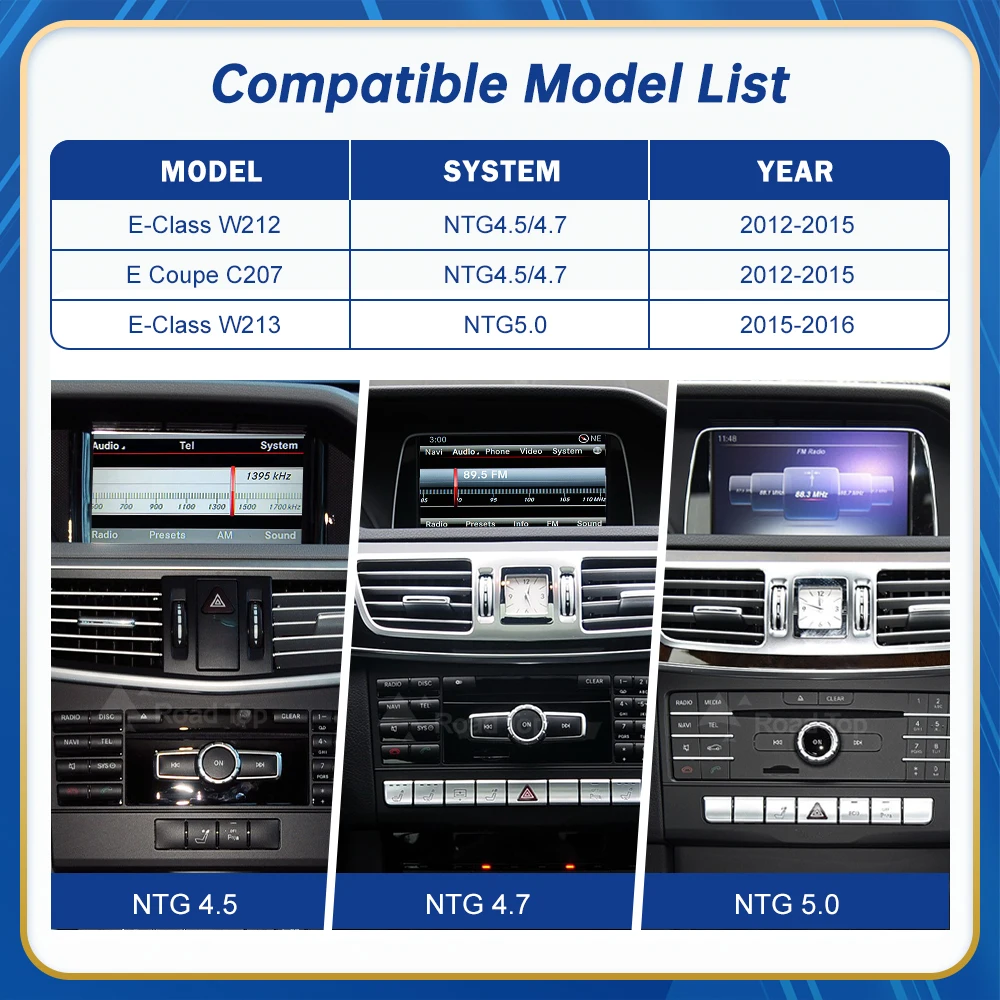 メルセデスベンツEクラス,w212,w213,eクーペ,c207,2012-2016と互換性のある,ワイヤレス,Android,Airplay,ミラーリンク用のCarplayワイヤレスインターフェース