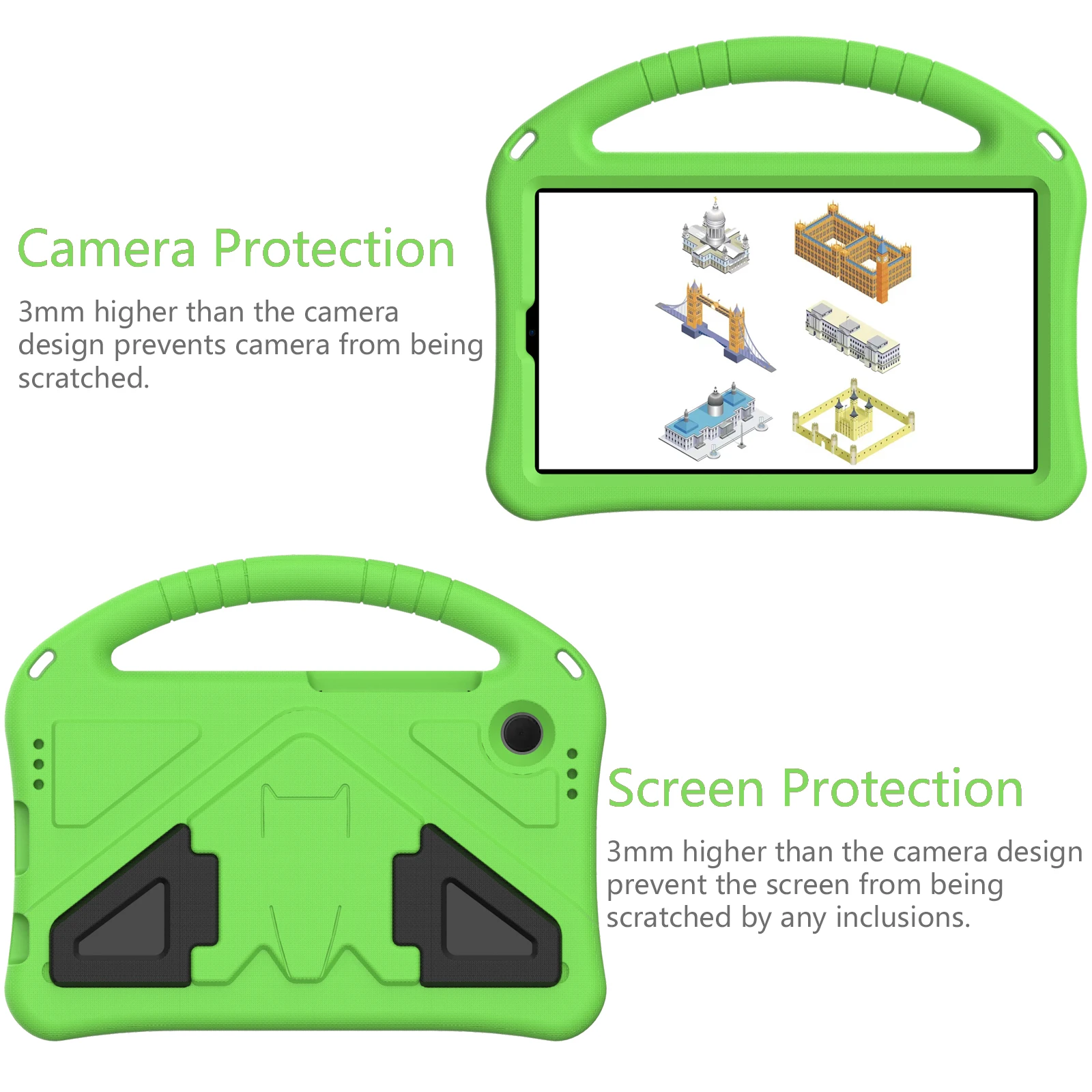 

Cartoon EVA+PC Kids Stand Case For Samsung Galaxy Tab A11 2025 A9 8.7" 2023 SM-X110 SM-X115 SM-X117 Tablet Stand Cover Shell