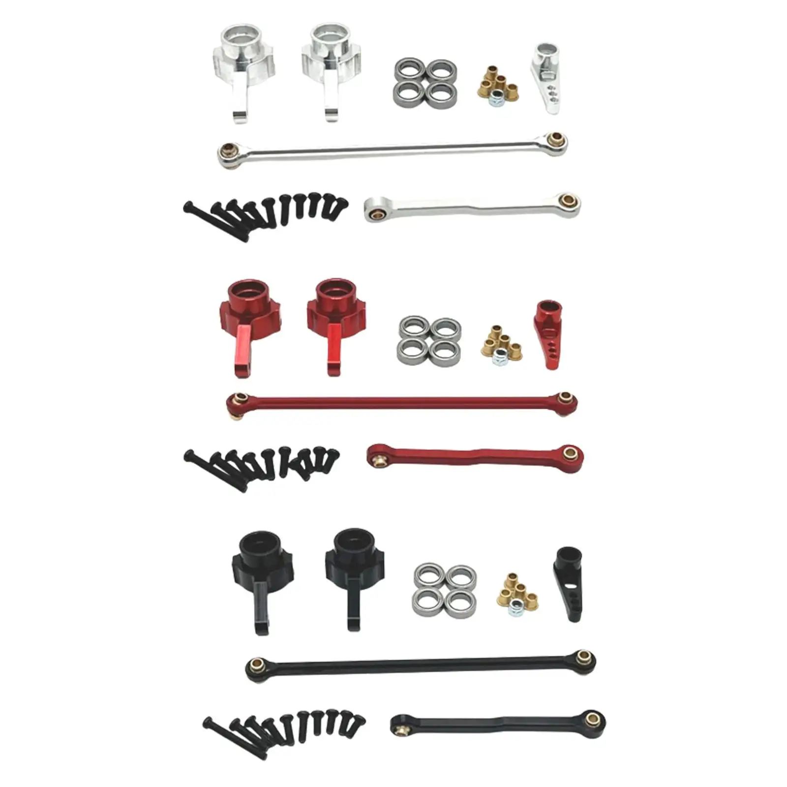 

Servo Link Rod Modification Upgrade Parts Supply RC Steering Components Assembly Metal Steering Cup for MN82 D91 LC79 MN98 1:12