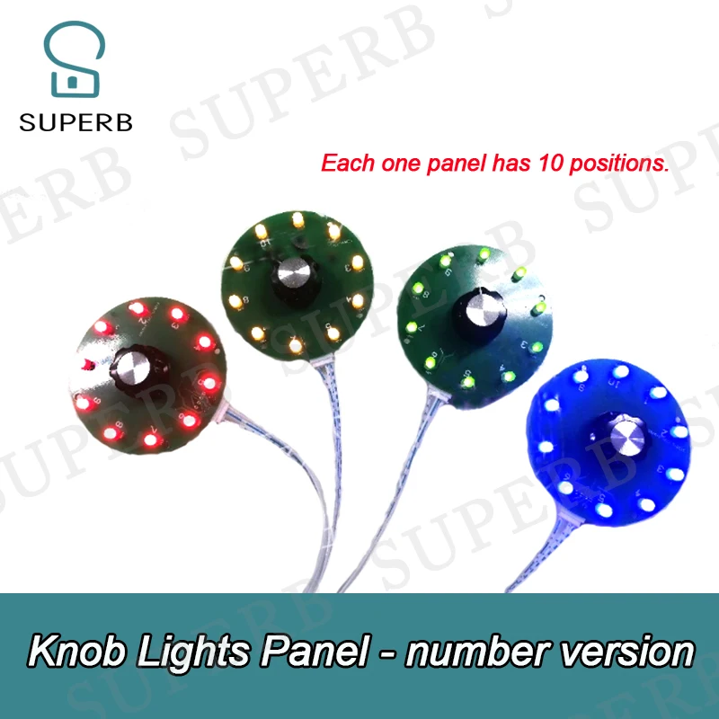 

Knob Lights Panel Prop Escape Room Turn Each Knob to Correct Position Different Colors Light Panel superb knob prop escape room