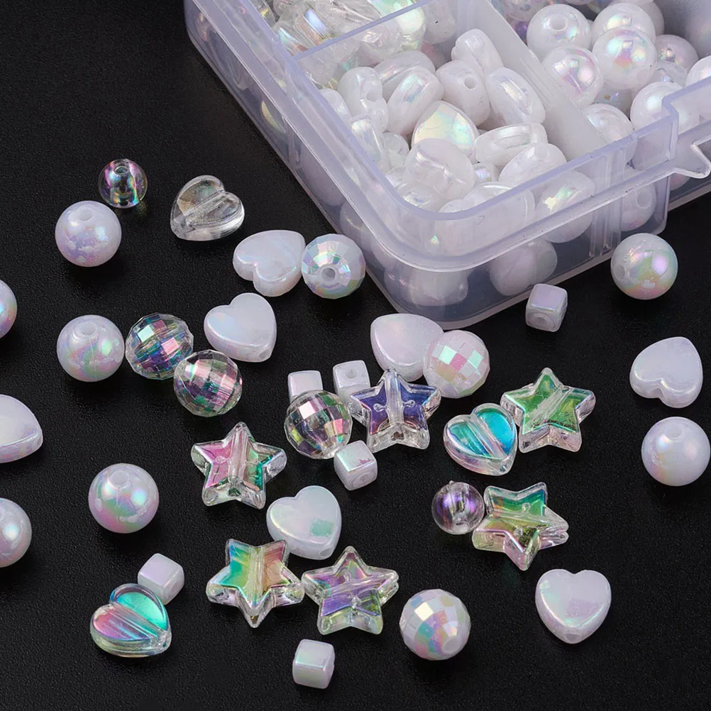 

DIY Loose Spacer Beads for Jewelry Making Bracelet Crafts Accessories Kids Hair Acrylic Necklace Beads Bracelet Making Beading H