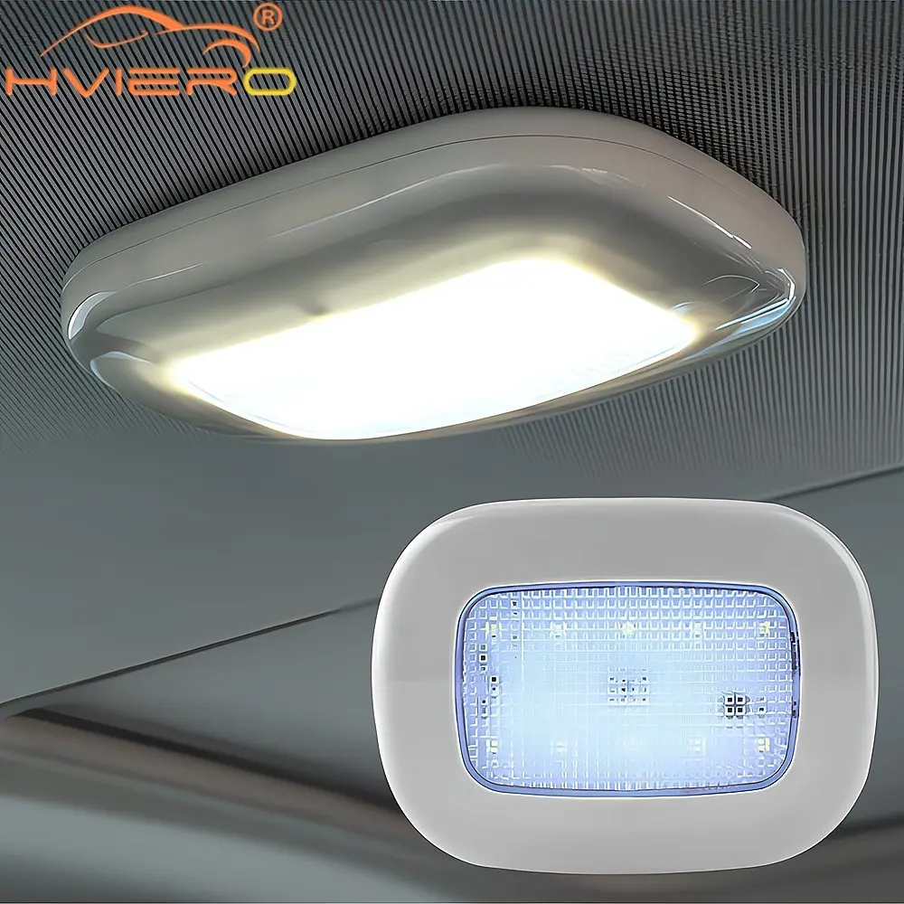 Cúpula Interior de techo Led para coche nocturno, lectura blanca, carga USB, ambiente Interior para el hogar, luz de bienvenida, maletero,