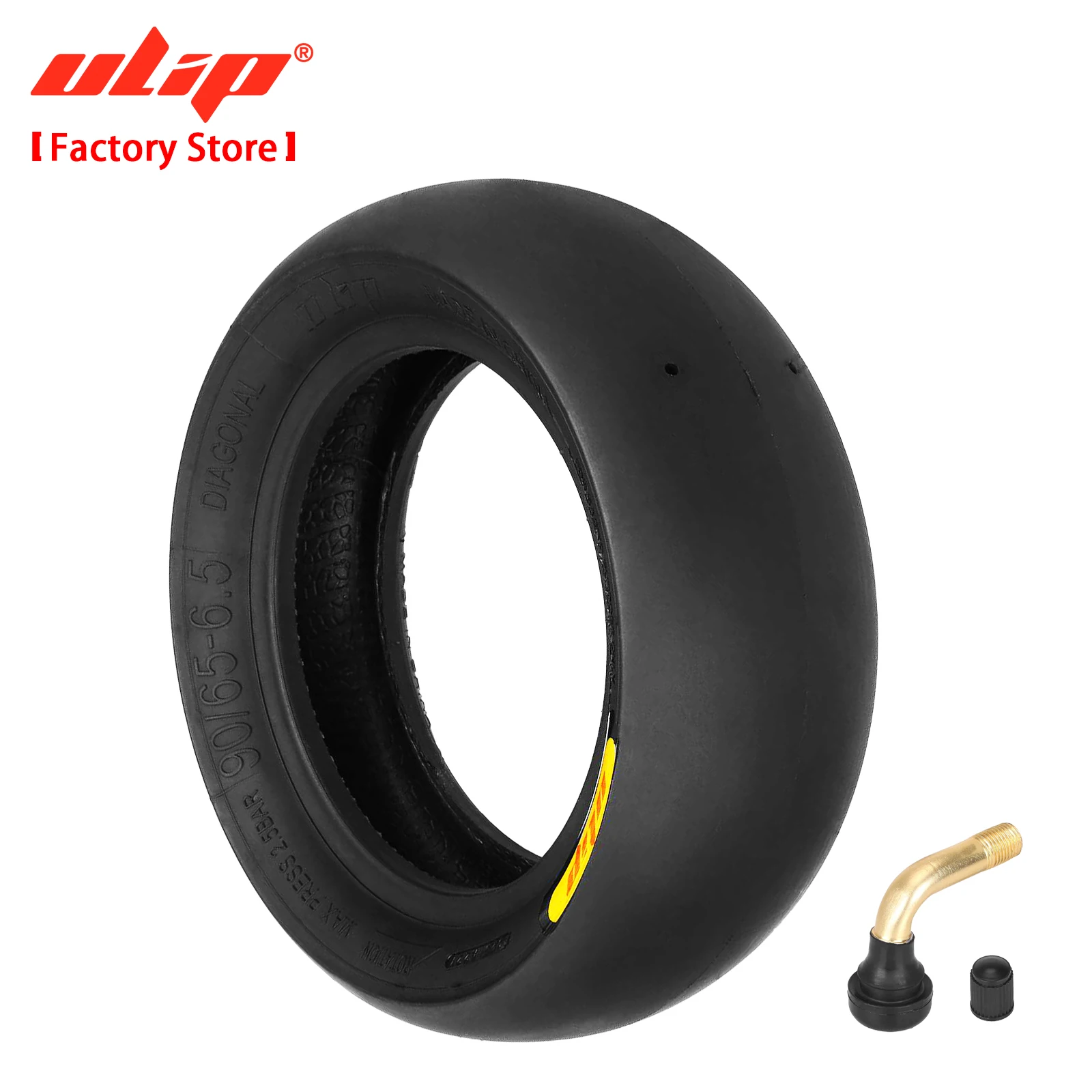 Pneu Tubeless semi-hot fondu ULIP 90/65 – 6.5, pour Scooter électrique Dualtron Thunder Kaabo Wolf Warrior Zero 11X, pneus modifiés de 11 pouces