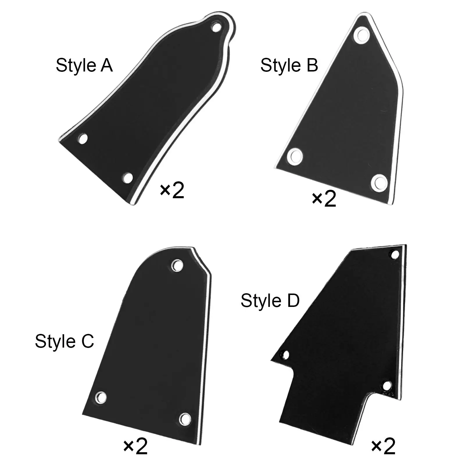 Rod Cover Replaces 3 Hole for Electric Guitar Music Instrument Spare Parts
