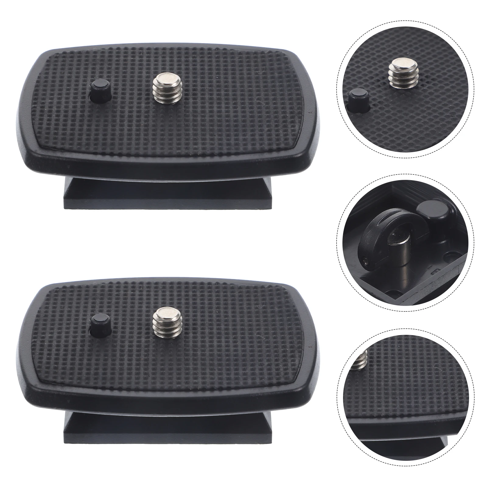 

2pcs Camera Rack Board Abs Metal Wearproof Stable 42X42Mm Parts Rack Camera Simple Shelf Holder