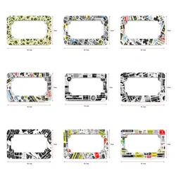 Technology fashion American standard aluminum alloy motorcycle license plate cover accessories waterproof license plate cover