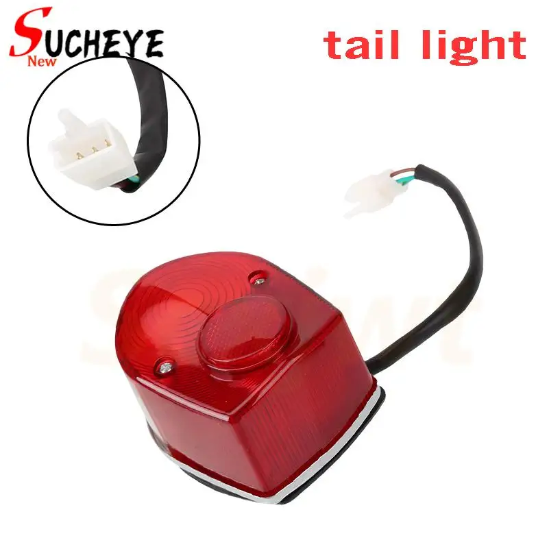 1Pcs Motorcycle Rear Tail Light License Plate Lamp For Honda CT70 SL70 SL90 SL100 SL350 Z50A