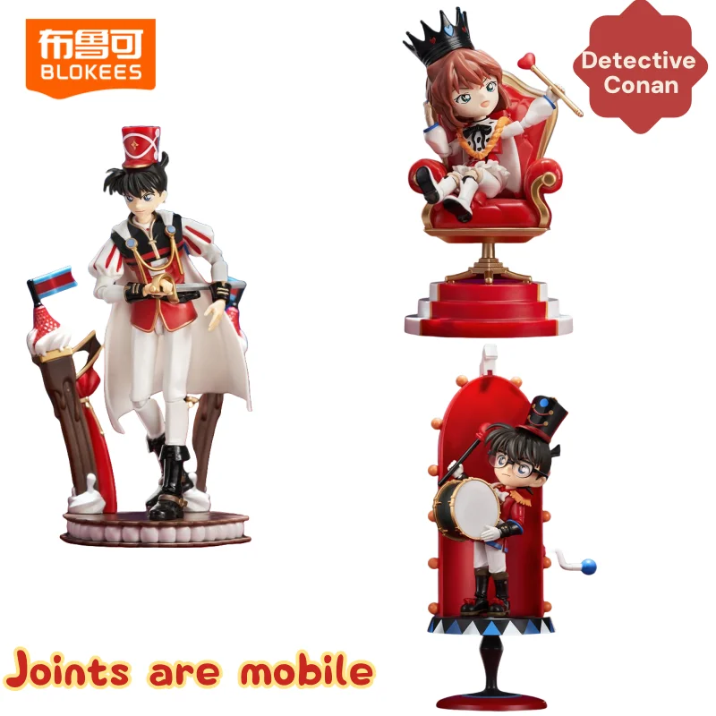 

BLOKS Miracle Edition Detective Conan Anime Cartoon Joints Hands-on Personality Model Educational Toys Tabletop Ornaments Gifts