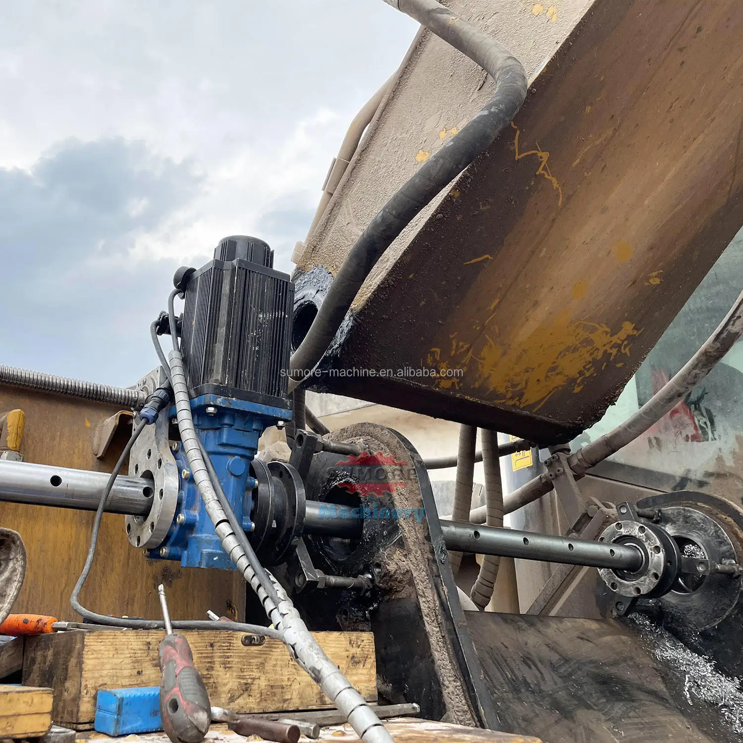 SP50 automatic 55-160mm or 40-300mm portable numerical control line boring and welding machine in hot sale repair excavator
