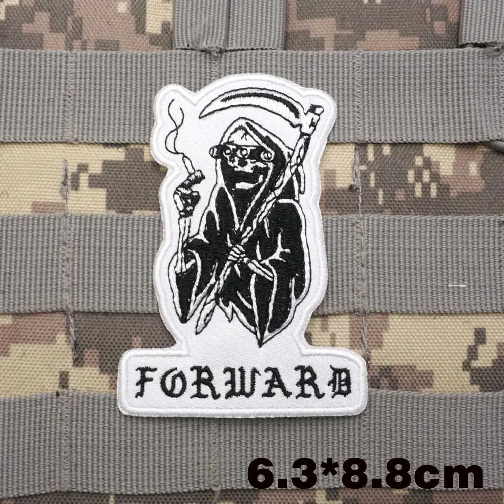 Forward Observations Group  Military Tactical Embroidered Patches  Armband Backpack Badge with Hook Backing for Clothing