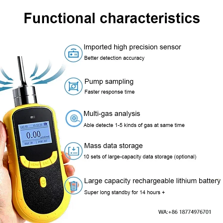

High quality portable helium leak detector SKZ1050-He gas purity analyzer concentration alarm unit