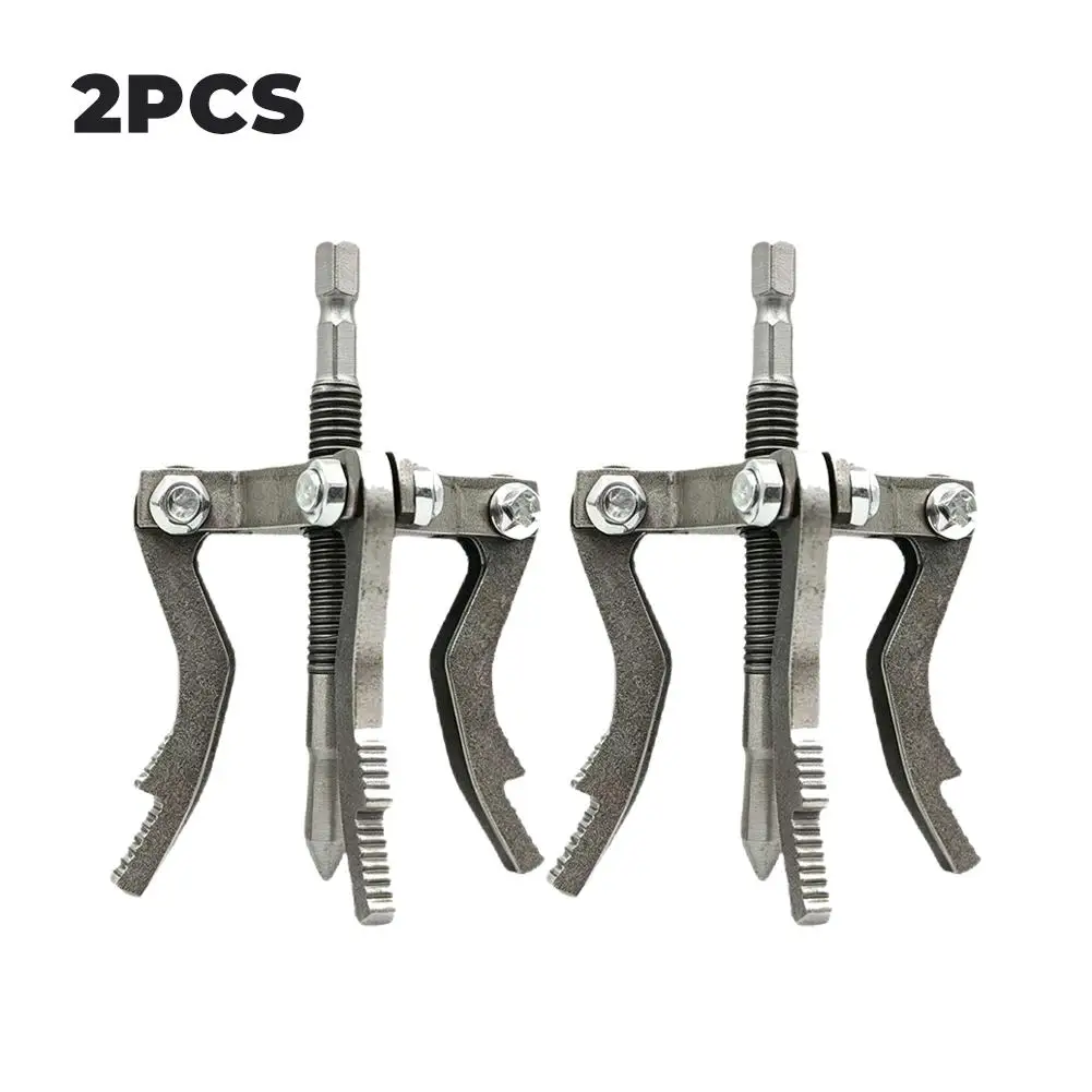 Broken Pipe Extractor Three Jaw Pipe Nipple Remover Serrated Grip Carbon Steel for Plumbers DIY Pipe Repair