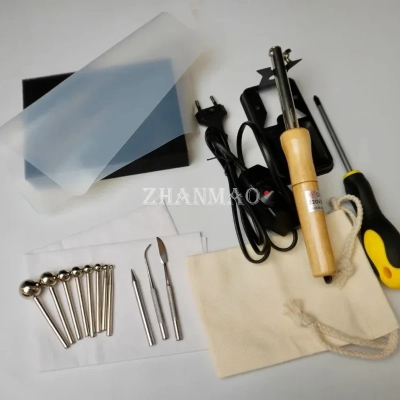 

Инструмент для сварки шариков с регулируемой температурой и скребком для лепестков - набор инструментов для горячего тиснения с бархатными цветами «сделай сам»