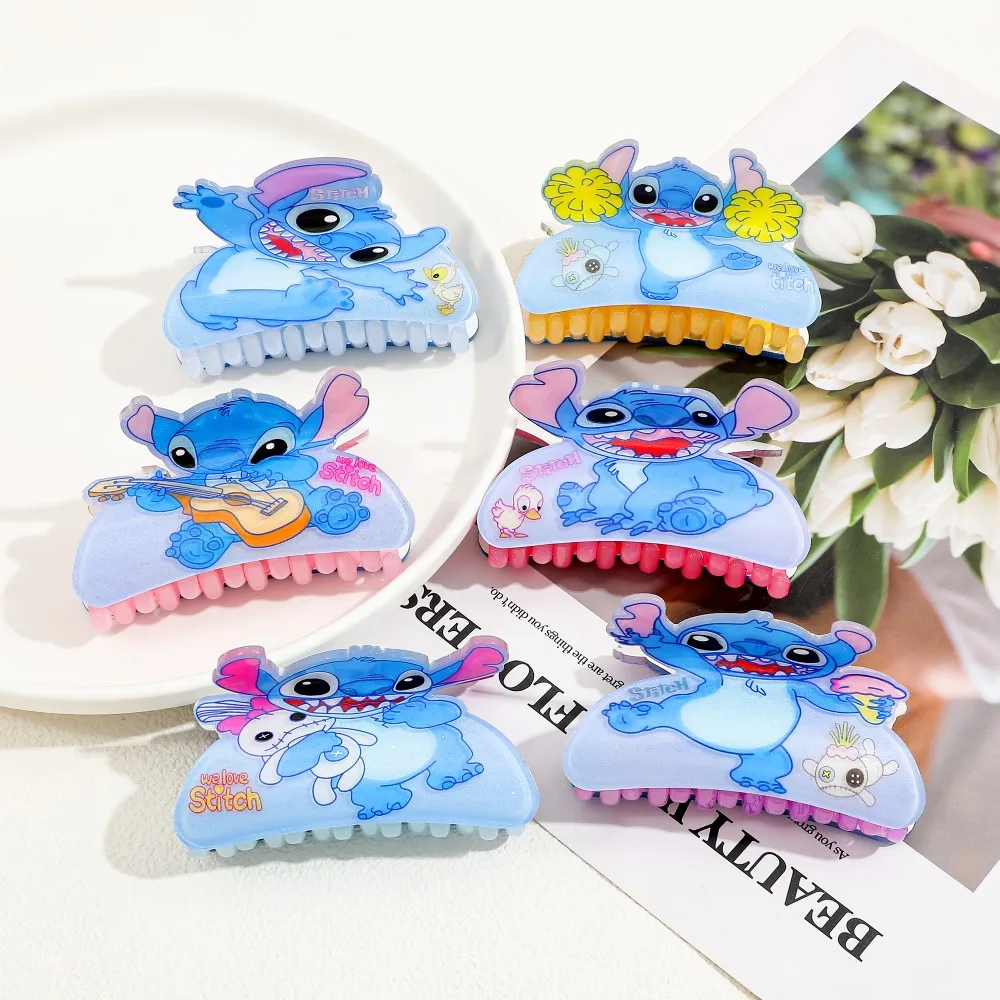 1 قطعة/6 قطعة مشبك شعر عصري من ديزني ستيتش - إكسسوار شعر لطيف ومتعدد الاستخدامات، تسريحة شعر حلوة حصرية #3