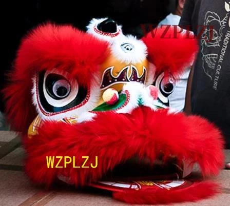 2025-new-12-inch-lion-dance-costume-3-5-age-kid-children-props-stage-halloween-outdoor-party-carnival-festival-parade
