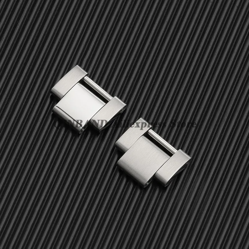 3/5 cuentas 16*8mm 16*9mm correa de acero inoxidable enlace de extensión plateado enlace de Metal para Rolex para accesorios de correa de reloj Oyster Jubilee