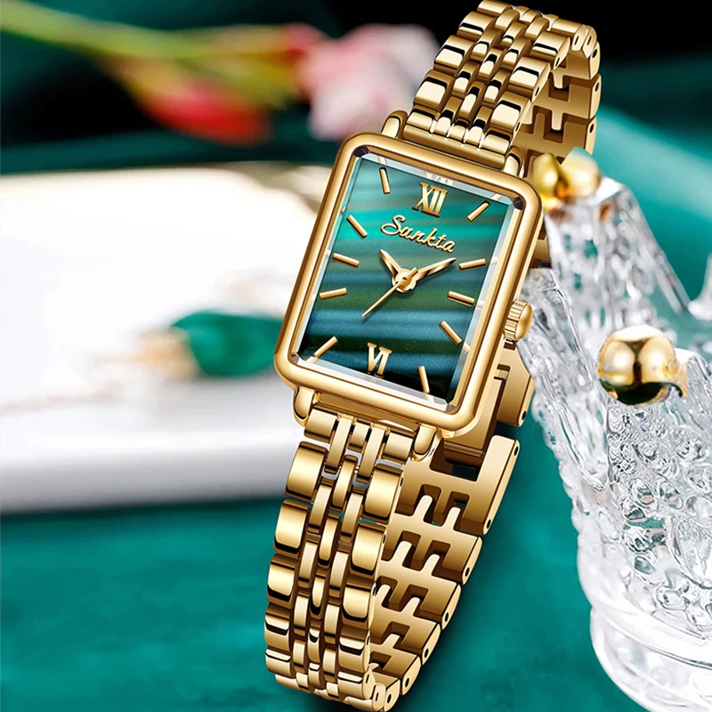 New LIGE Sunkta Fashion Elegant Quartz Ladies Watch Simple Luxury Casual Waterproof Bracelet Romantic Gifts Women's Wristwatches