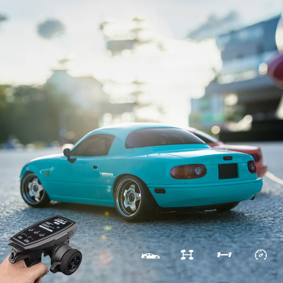 LDRC 1804 RTR 1/18 2.4G RWD RC Car Drift for Mazda MX-5 Gyro LED