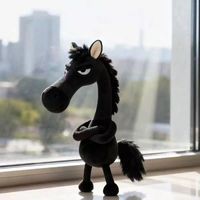 2026 Year of the Horse Plush Pendant Keychain 14CM Mascot Pony Doll Doll Unique Design Children's Gift Home Decoration