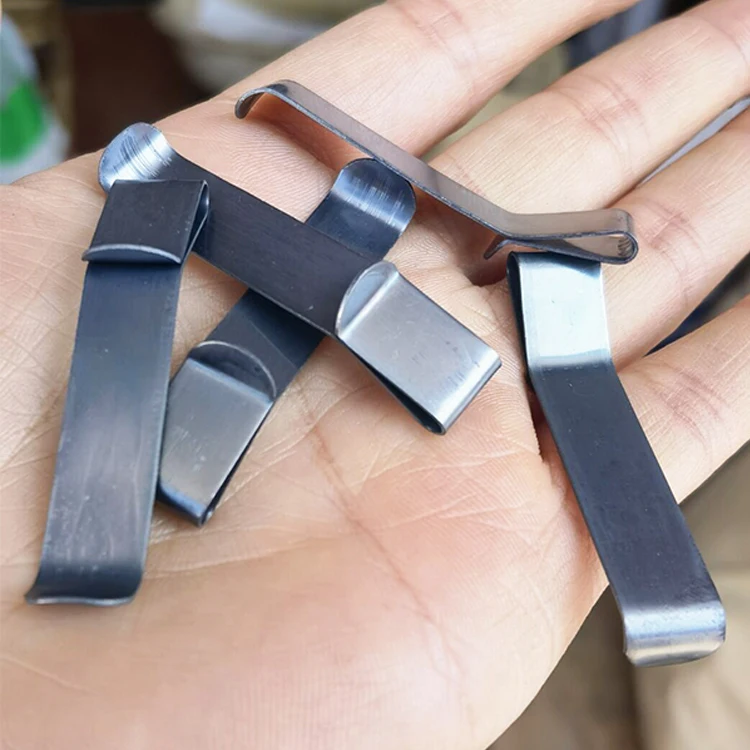 10PCS Ceramic Tile Display Rack Fixing Bracket Clip Steel Flat Wire spring