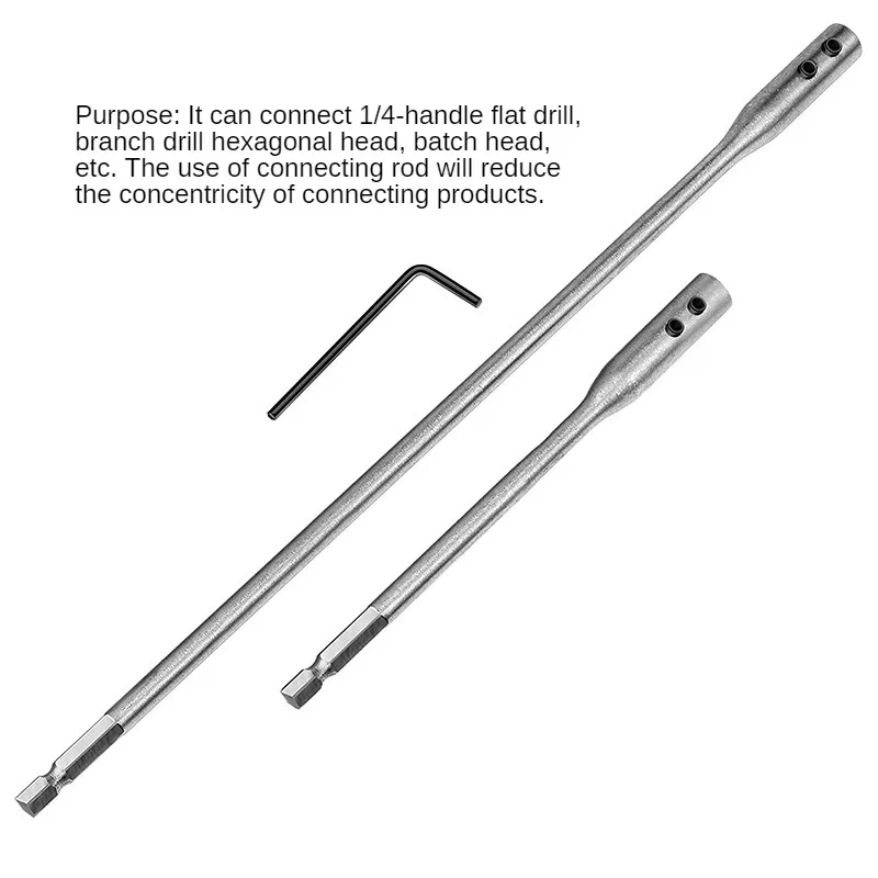 

Quick Change Shank Drill Bit Connection 150MM300MM Rod Conversion Drill Extension Rod Quick Release Conversion Connecting Rod