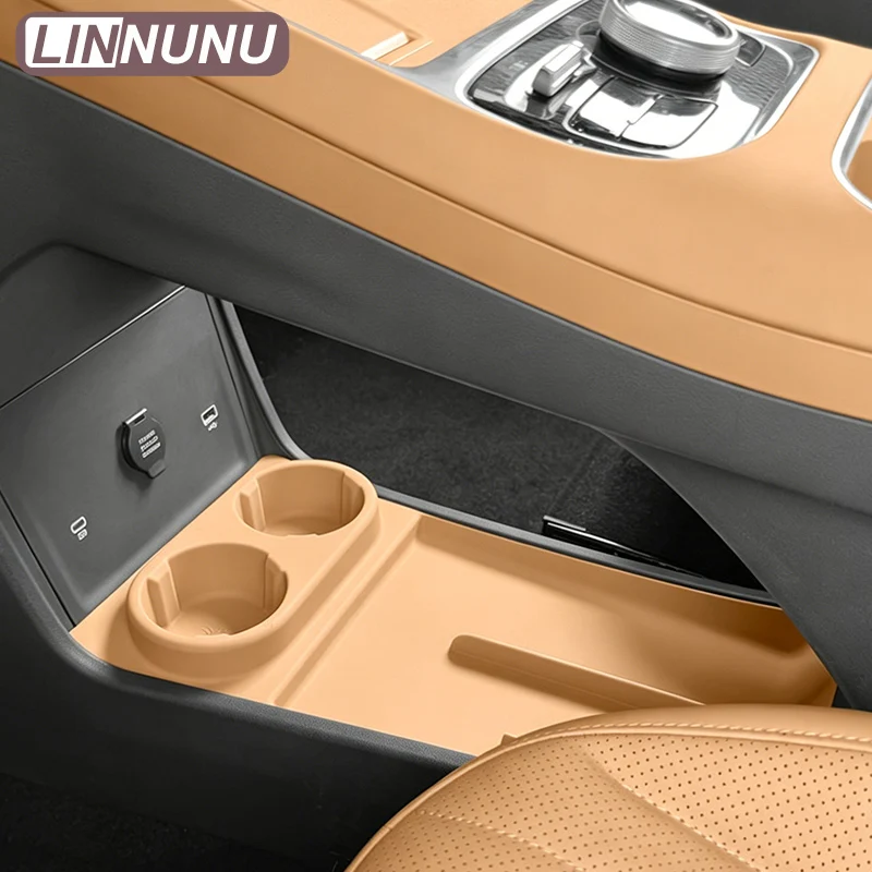 LINNUNU Silicone Car Center Console Lower Storage Box For Geely Starray EX5 EM-i 2026 Starship 7 Organizer Interior Accessories view 4
