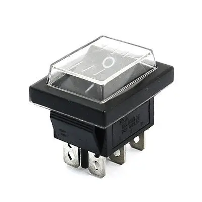 AC250V 16A 125V 20A DPDT 6-контактный 2-позиционный кулисный переключатель с водонепроницаемой крышкой AC250V 16A 125V 20A DPDT 6-контактный 2-позиционный кулисный переключатель с водонепроницаемой крышкой