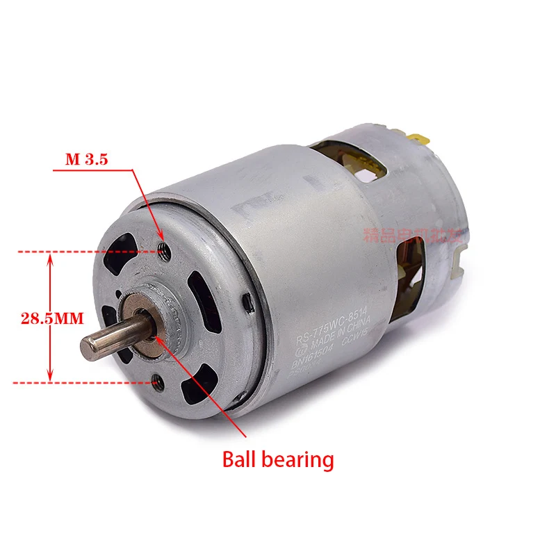Original MABUCHI RS-775WC-8514  DC 18V 19.2V High Speed Large Torque High Power Motor For Cordless Drill Screwdriver