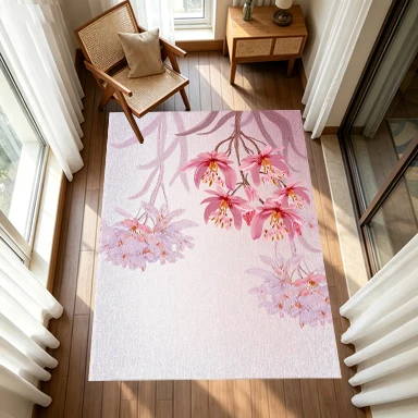 Minimalist Polka Dot Carpet Flooring Fashion Indoor Area Rug Household Floor Mat for Apartment Living Room Decoration