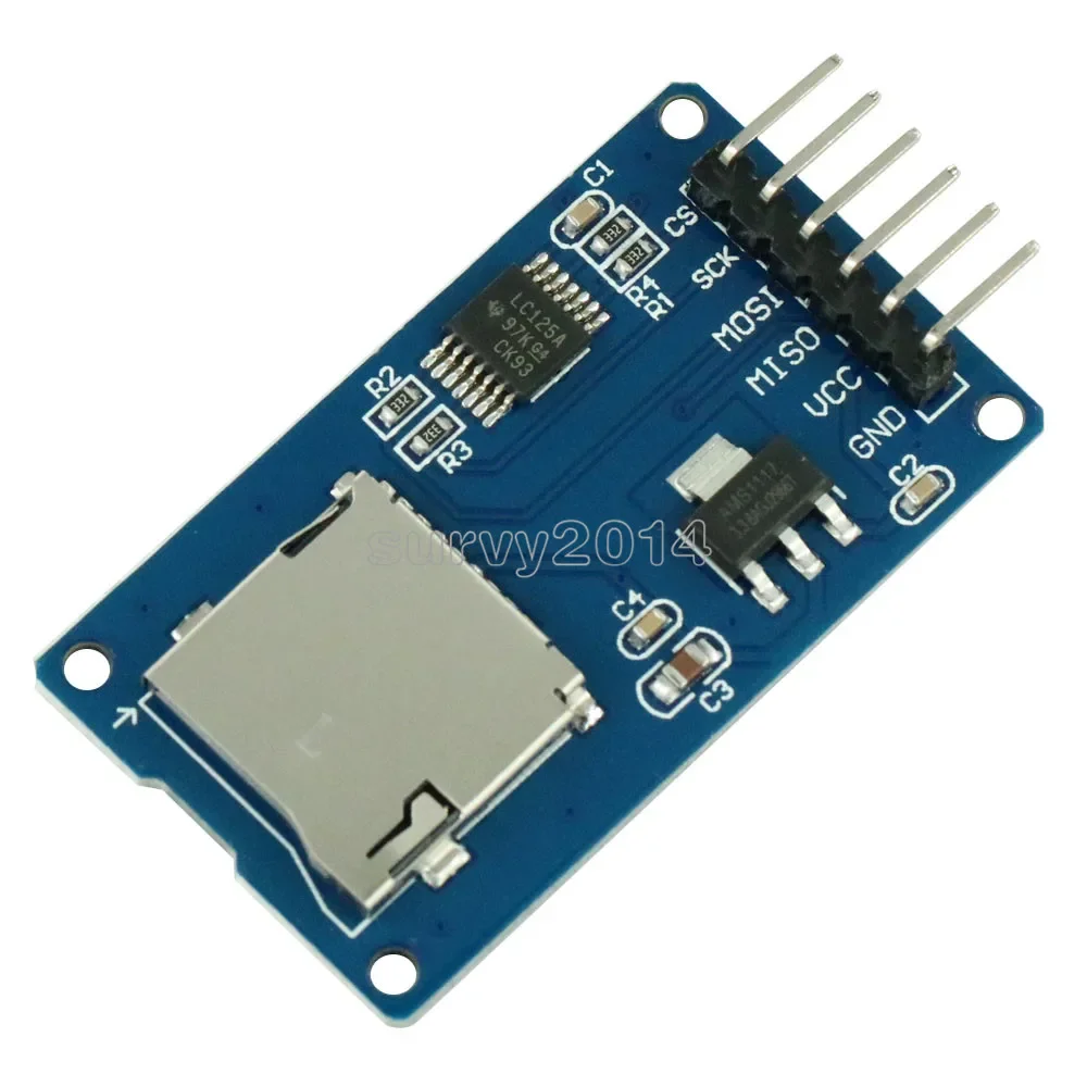 Micro SD Storage Board Mciro SD TF Card Adapter Memory Shield Expansion Module SPI Interfaces For Arduino AVR Microcontroller