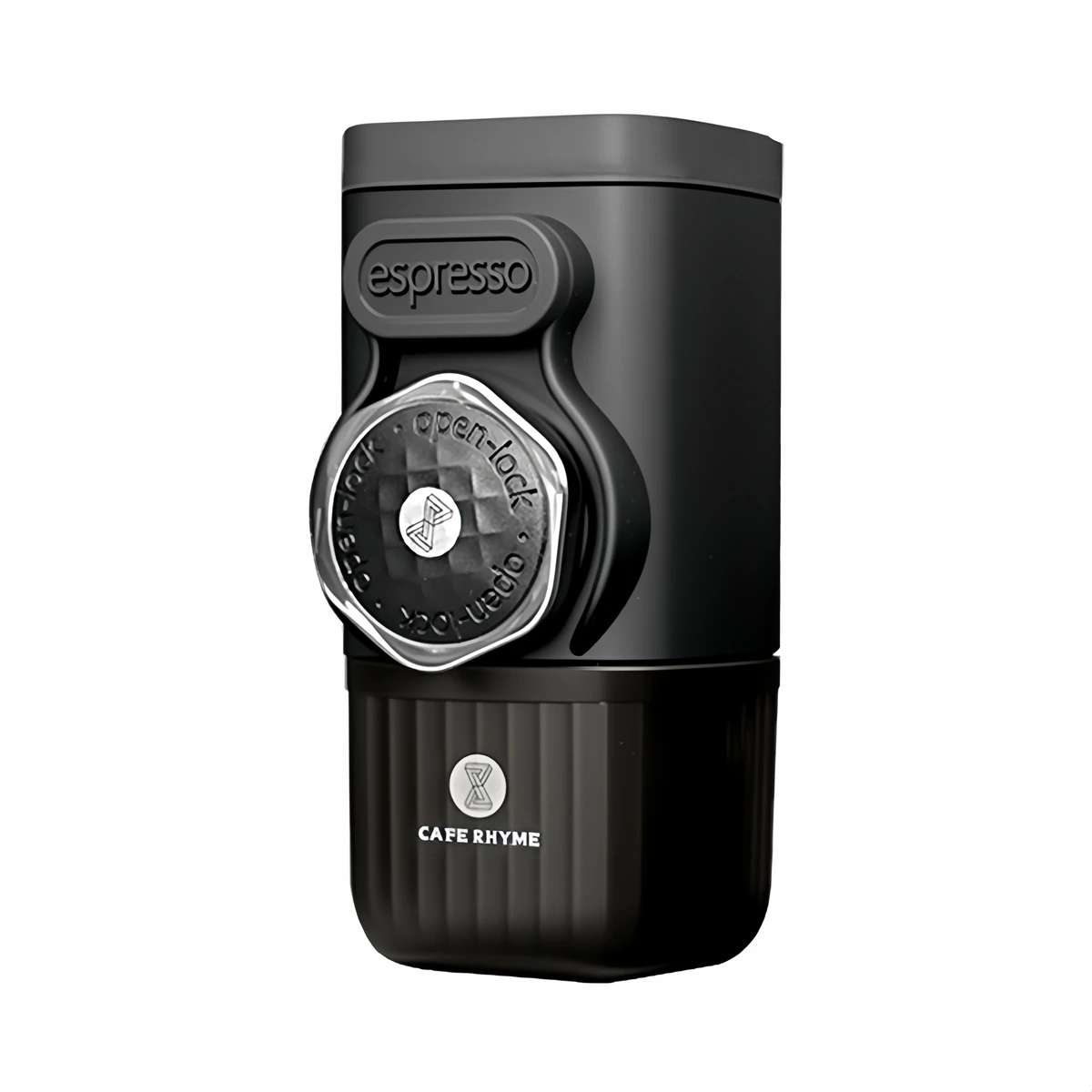 

Manual Portable Espresso Machine for Ground Coffee and Coffee Capsules with 15 Bar Pressure and 100ml Water Tank for Travel