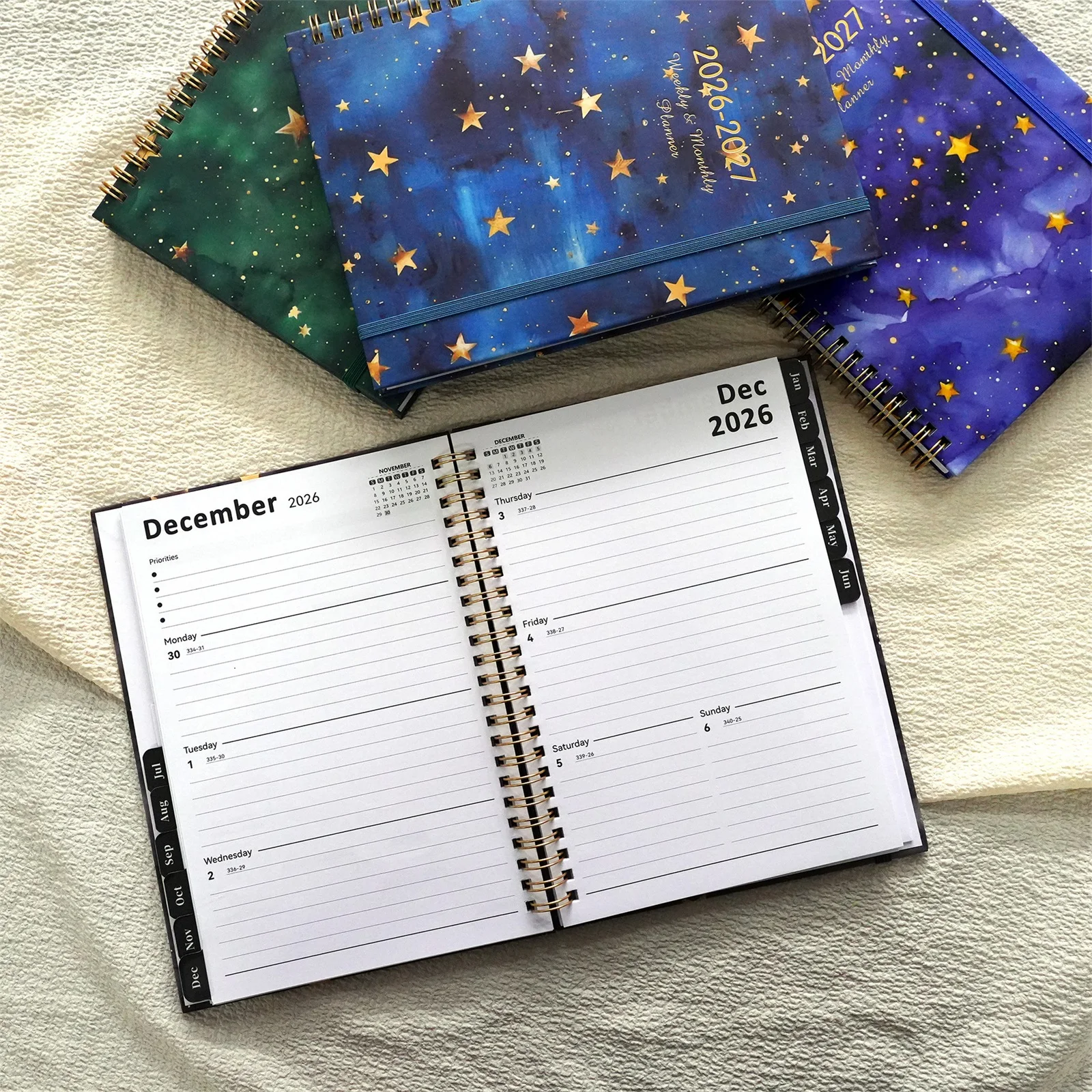 

Ежедневник-планировщик на 2026-2027 годы, формат А5, 70/140 страниц, ежедневный планировщик/календарь/блокнот