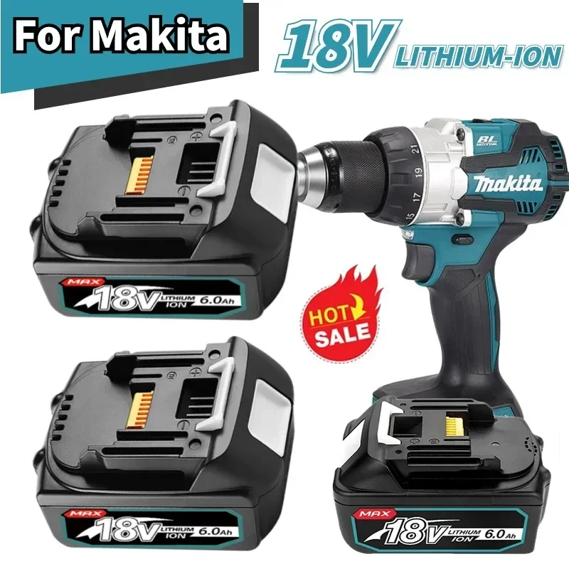 

18V 8.0Ah Original for Makita BL1860 BL1850B BL1850 BL1840 BL1830 BL1820 BL1815 LXT-400 Replacement Lithium Battery