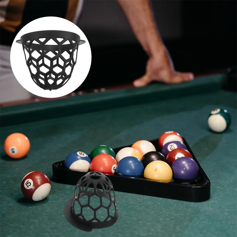 4 قطعة جيوب طاولة البلياردو دائم البلاستيك استبدال البلياردو قطرة جيوب صافي حقيبة التخزين المنظم الملحقات