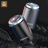 Youpin KONKA Mini Portable Electric Shaver Portable Waterproof Household Rechargeable Double Blade Head Powerful Fast Cleaning