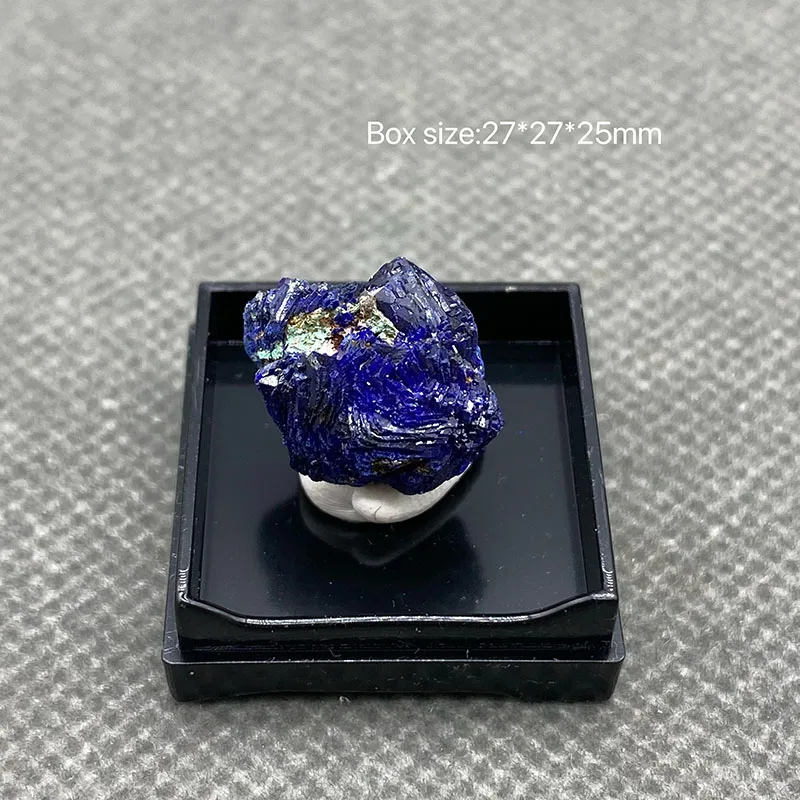 

100% Natural Azurite and Malachite symbiotic mineral specimen crystal Stones and crystals Healing crystal Box:2.7mm