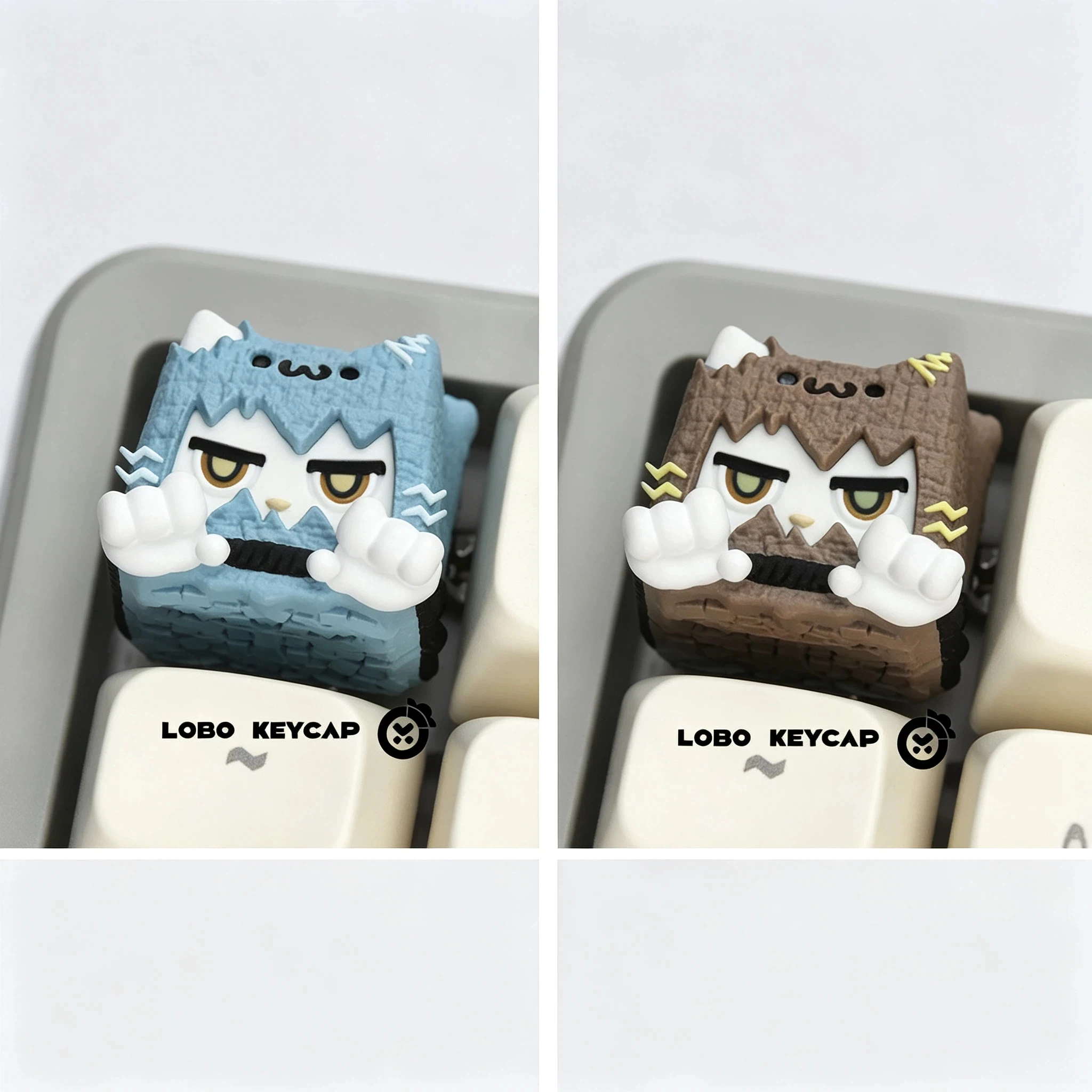Tecla original de Lobo, diseño - Keycap Artisan Anime reseña y precio