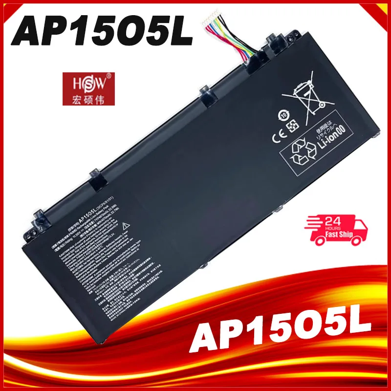 Laptop Battery For Acer SF514-51 Swift 5 AP1505L AP15O5L N16C4 SF514-51 S5-371 CB5-312T AP15O3K