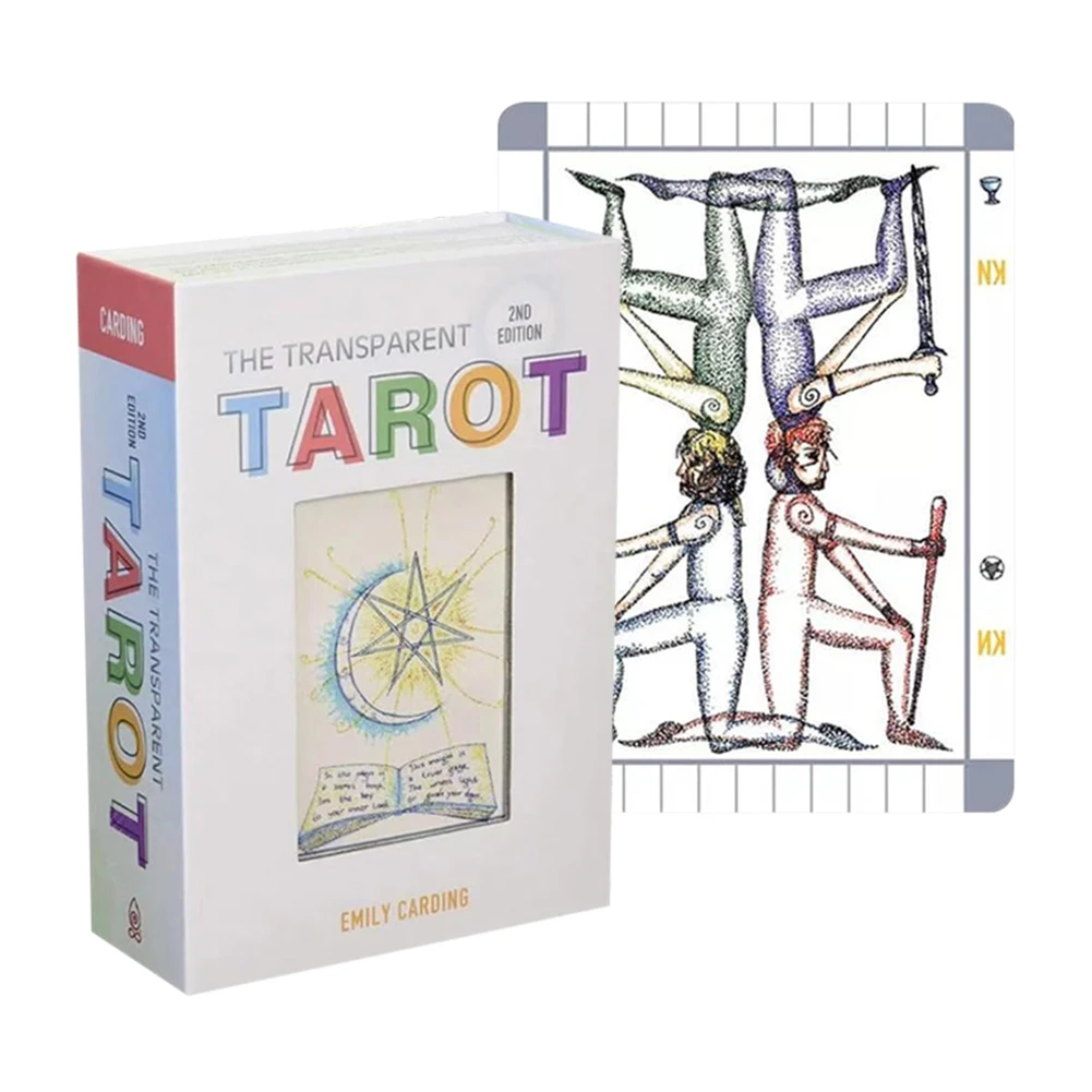 

Прозрачные карты, классическая колода для карточек, набор тренировочных колод, игра для гадания для начинающих