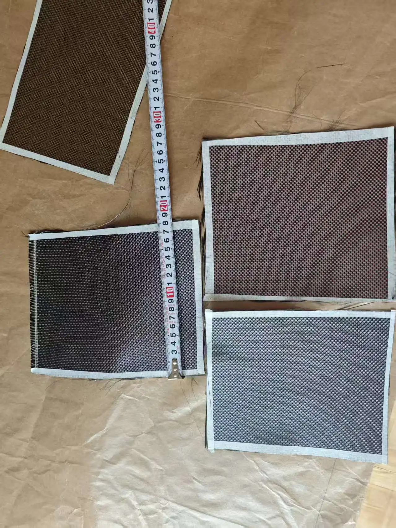 

3K 200g metal wire carbon fiber blended plain weave fabric, red+silver/gold+silver/green+silver/blue+silver/silver+silver1m*0.3m