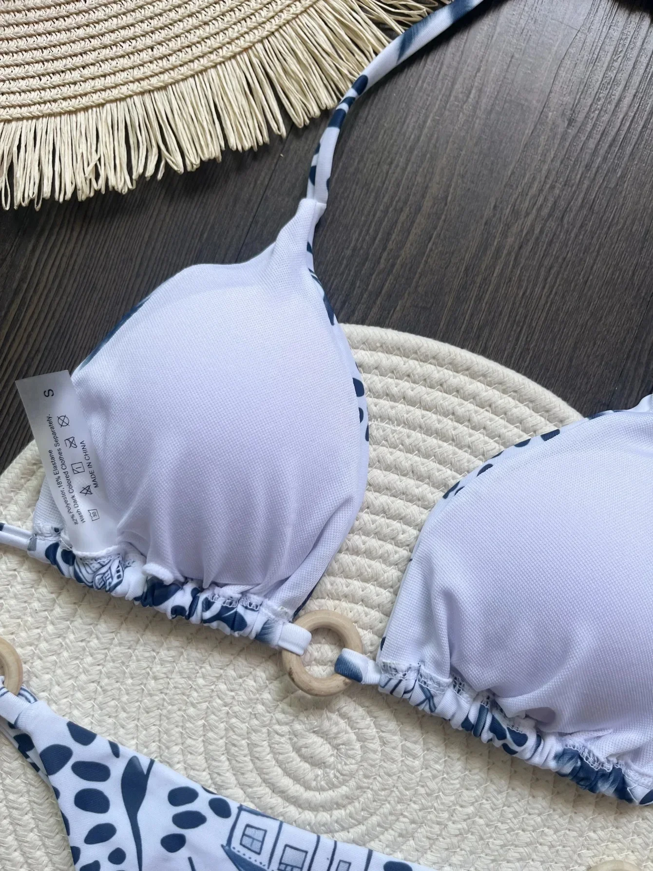 Printed Halter Brazilian High Leg Cut Bikini Female Swimsuit Women Swimwear Two-pieces Bikini set Bather Bathing Suit Swim