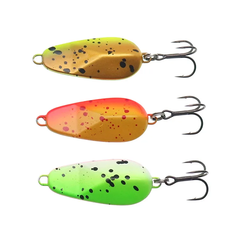 Forellenköder Metall-Jig 7g Löffelköder Spinner Löffelköder Metall-Hardbaits für Hecht Karpfen Barsch Künstliche Löffelköder