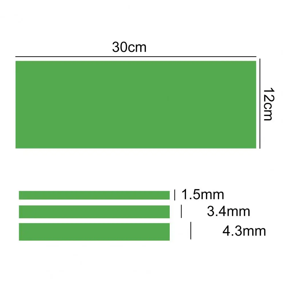 3Pcs Sublimation Tumbler Wrap 3 Thickness Heat Resistant Silicone DIY Mug Press Sublimation Cup Wrap Sleeve Home Supplies