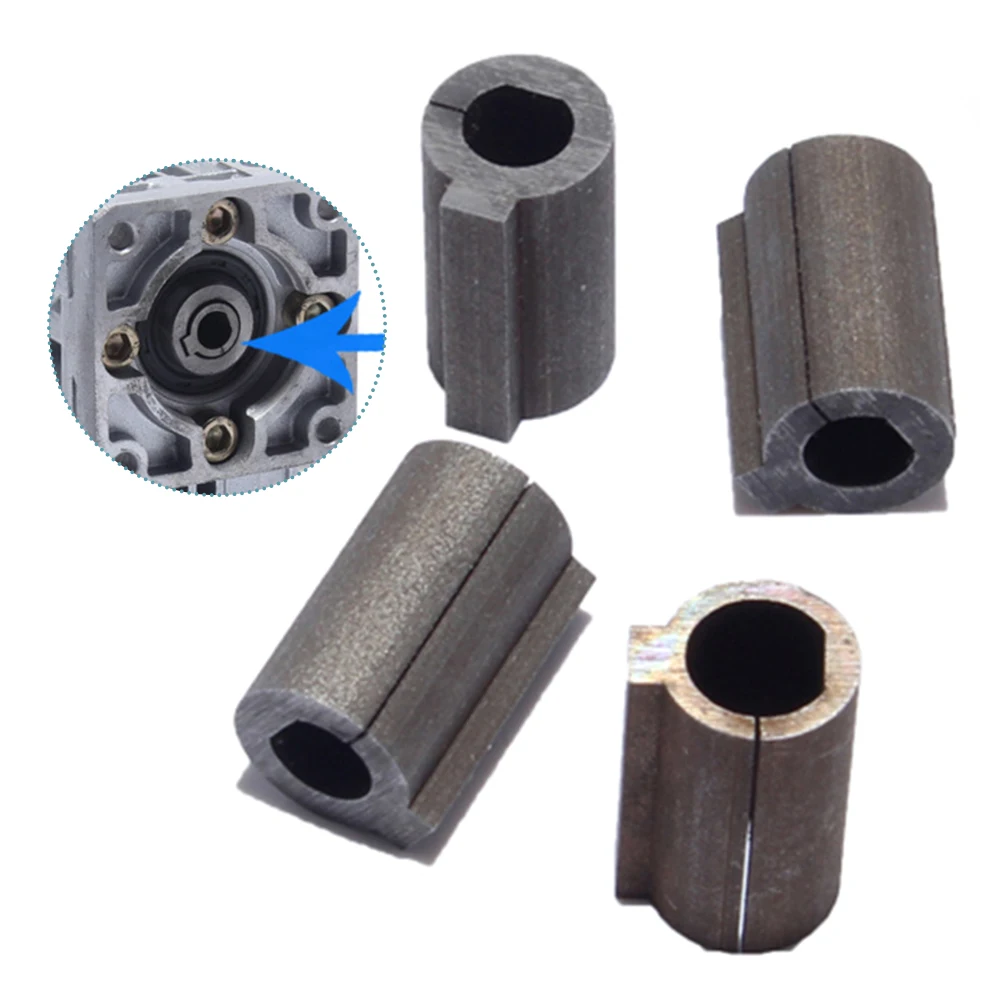 6.35mm/8mm Shaft Sleeve Shaft Sleeve For D-type Shafts. Gray Improve Equipment Efficiency Outer Diameter: 11 Mm