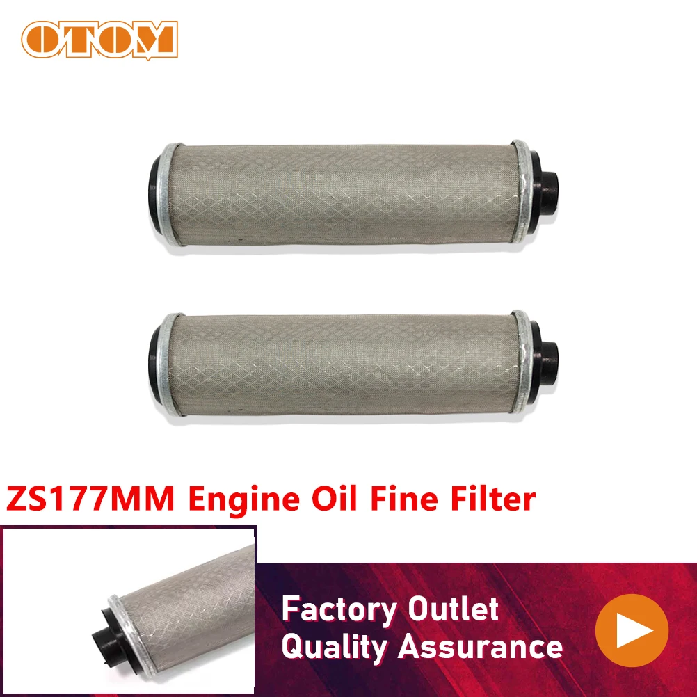 OTOM akcesoria motocyklowe filtr oleju drobne filtry sitko do ZONGSHEN NC250 ZS177MM części silnika KAYO BSE RX3 ZS250GY