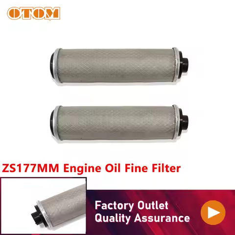 OTOM Motorcycle Accessories Oil Filter Fine Filters Strainer Grid For ZONGSHEN NC250 ZS177MM Engine Parts KAYO BSE RX3 ZS250GY