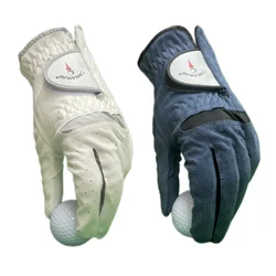 CAIIAWAV-guantes de Golf antideslizantes para hombre, cómodos, transpirables y ajustables, para mano izquierda, para deportes al aire libre